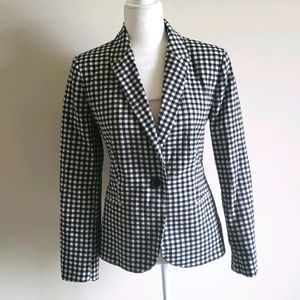 Zara Gingham checkered Blazer